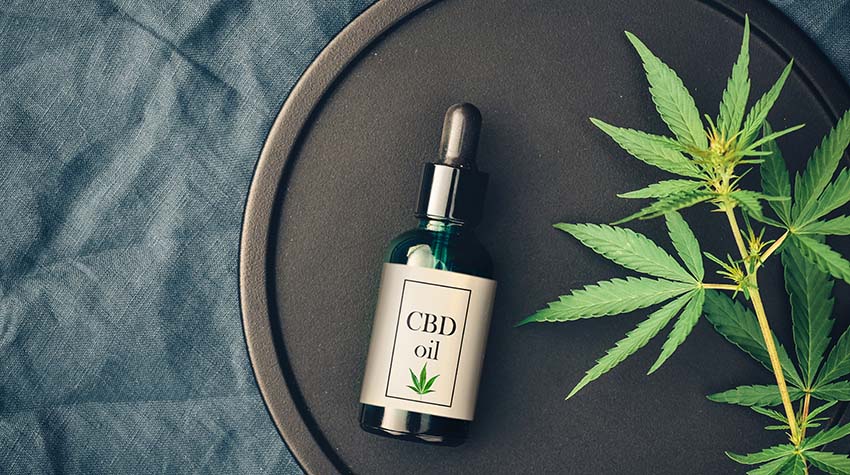CBD oil tinctures and hemp leaves for stress relief. How Long Does CBD Oil Take To Work for Anxiety. Buy CBD for anxiety.