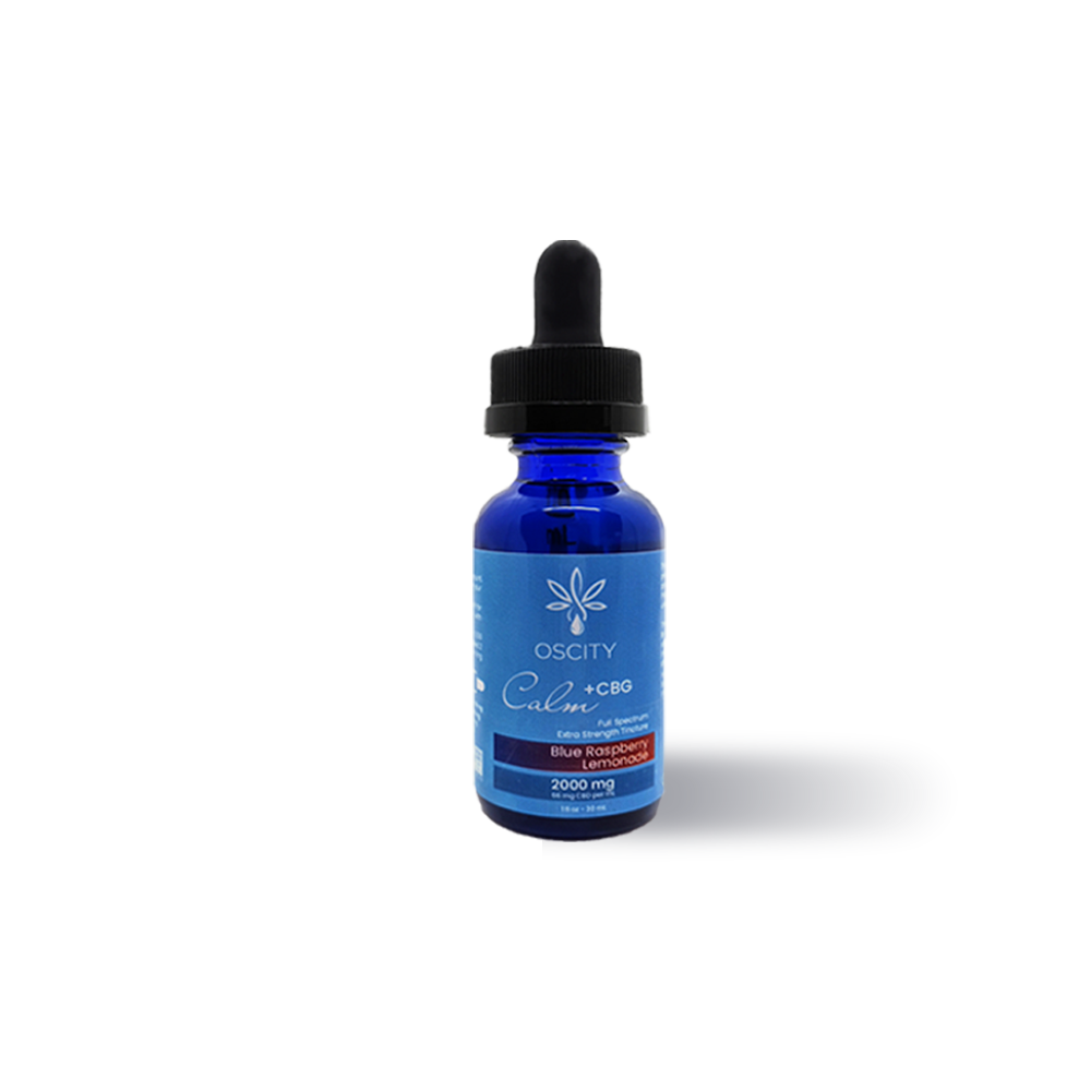 Best CBD+CBG Calm Tincture for relaxation for sale online at Oscity Labs CBD products for relaxation, CBD for stress relief. CBD and CBG for stress tinctures.