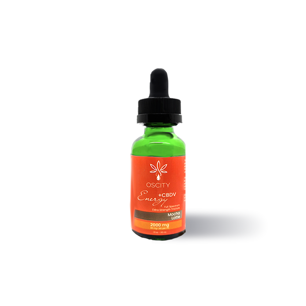 Mocha Latte Energy Tincture CBD+CBDV