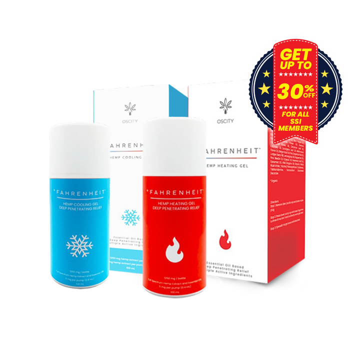 SSI EXCLUSIVE: Fahrenheit Relief Heating OR Cooling Gel 3oz Pump