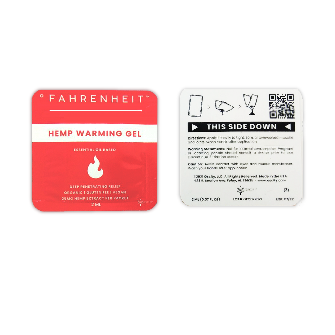 SSI EXCLUSIVE: Fahrenheit Relief Heating OR Cooling Gel - Individual use 10 Pack