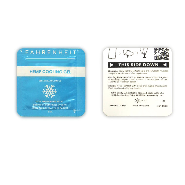 SSI EXCLUSIVE: Fahrenheit Relief Heating OR Cooling Gel - Individual use 10 Pack