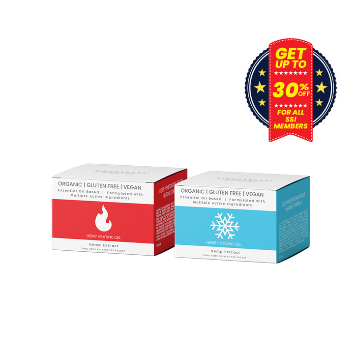 SSI EXCLUSIVE: Fahrenheit Relief Heating OR Cooling Gel - Individual use 10 Pack